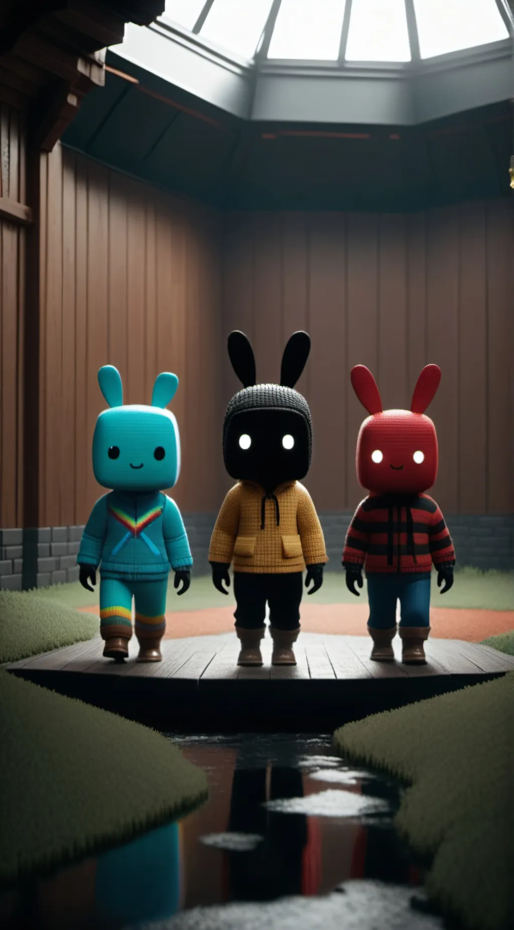 ai character: rainbow friends background