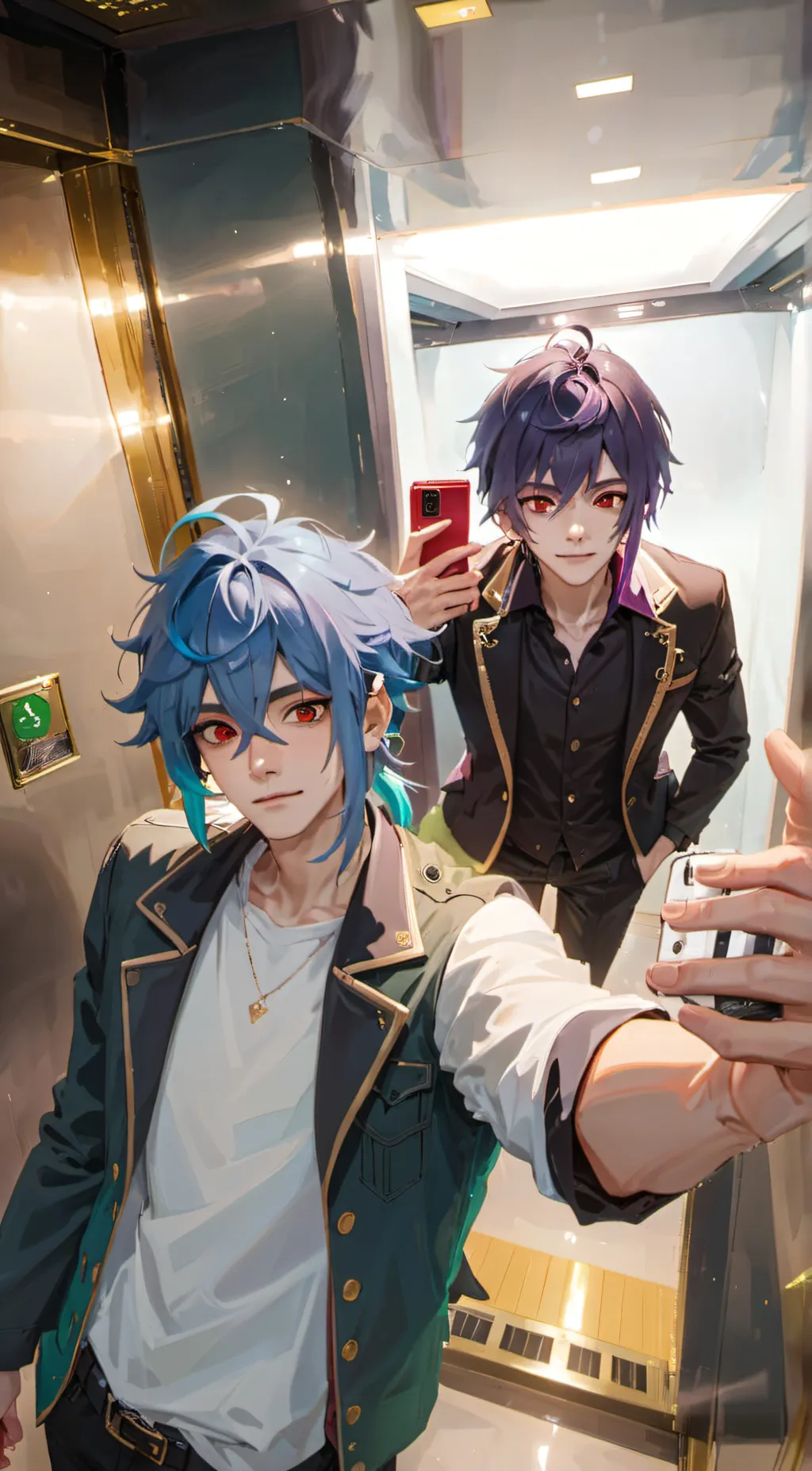 ai character: Jake and Matthew  background