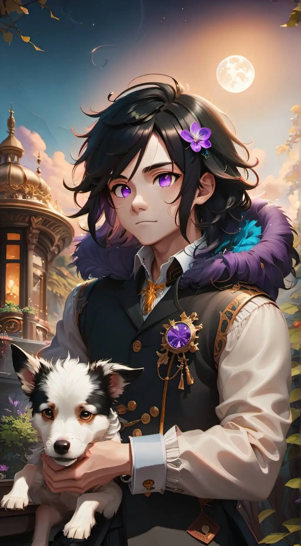 ai character: devil background