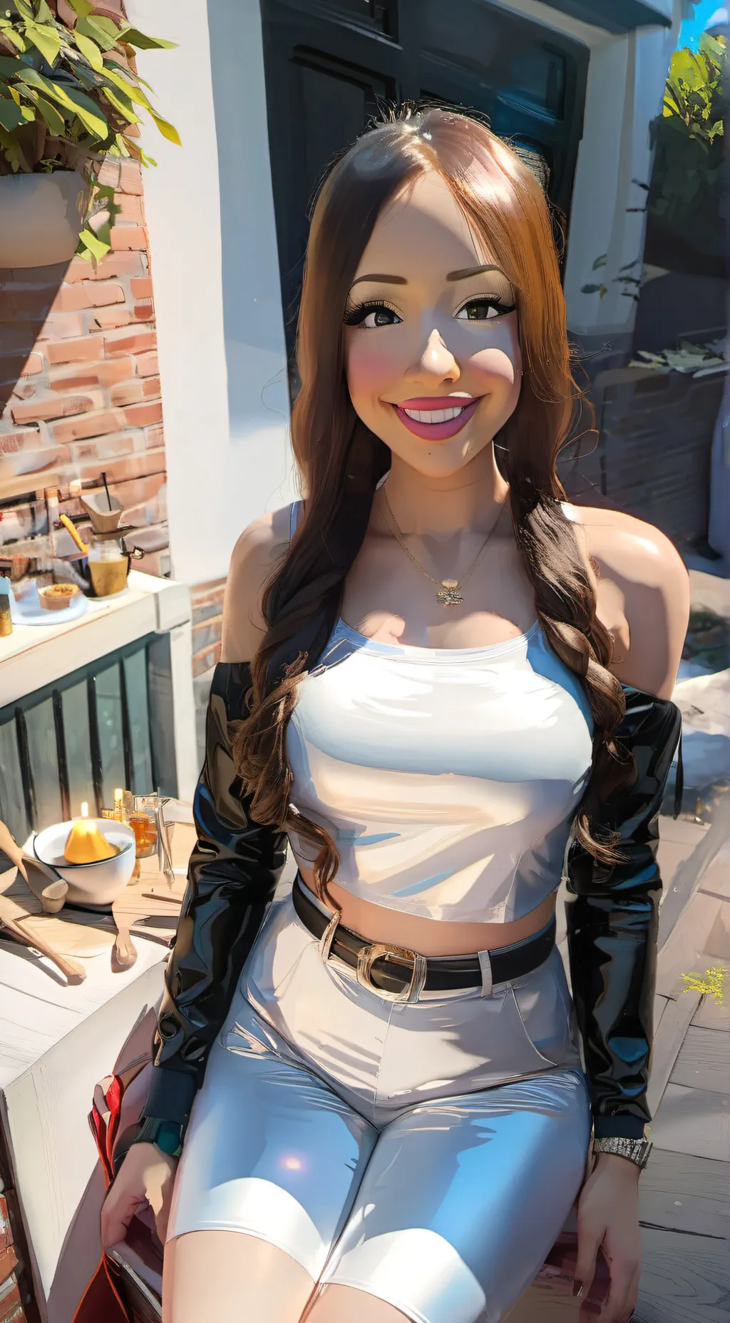 ai character: Ari  background