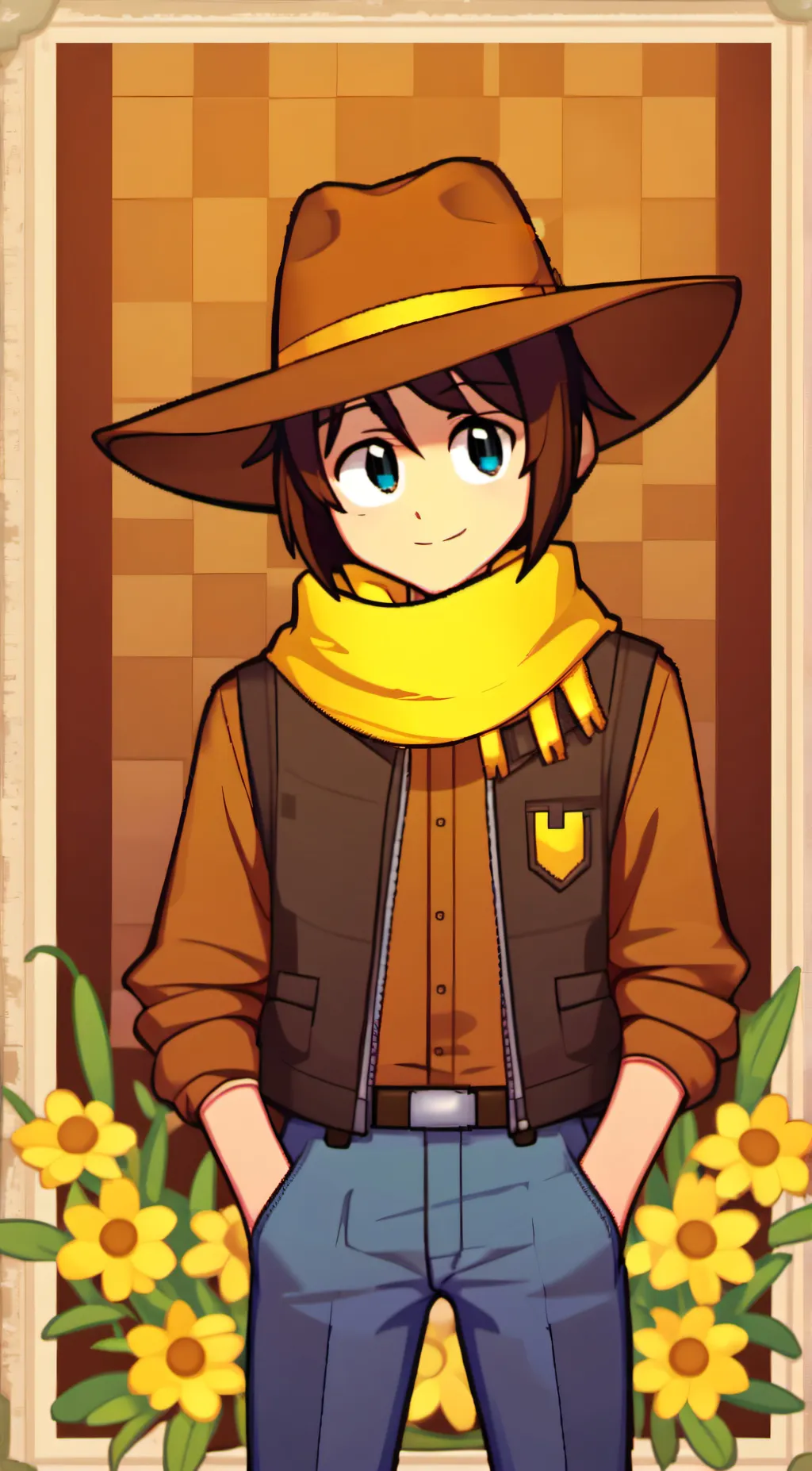 ai character: clover background