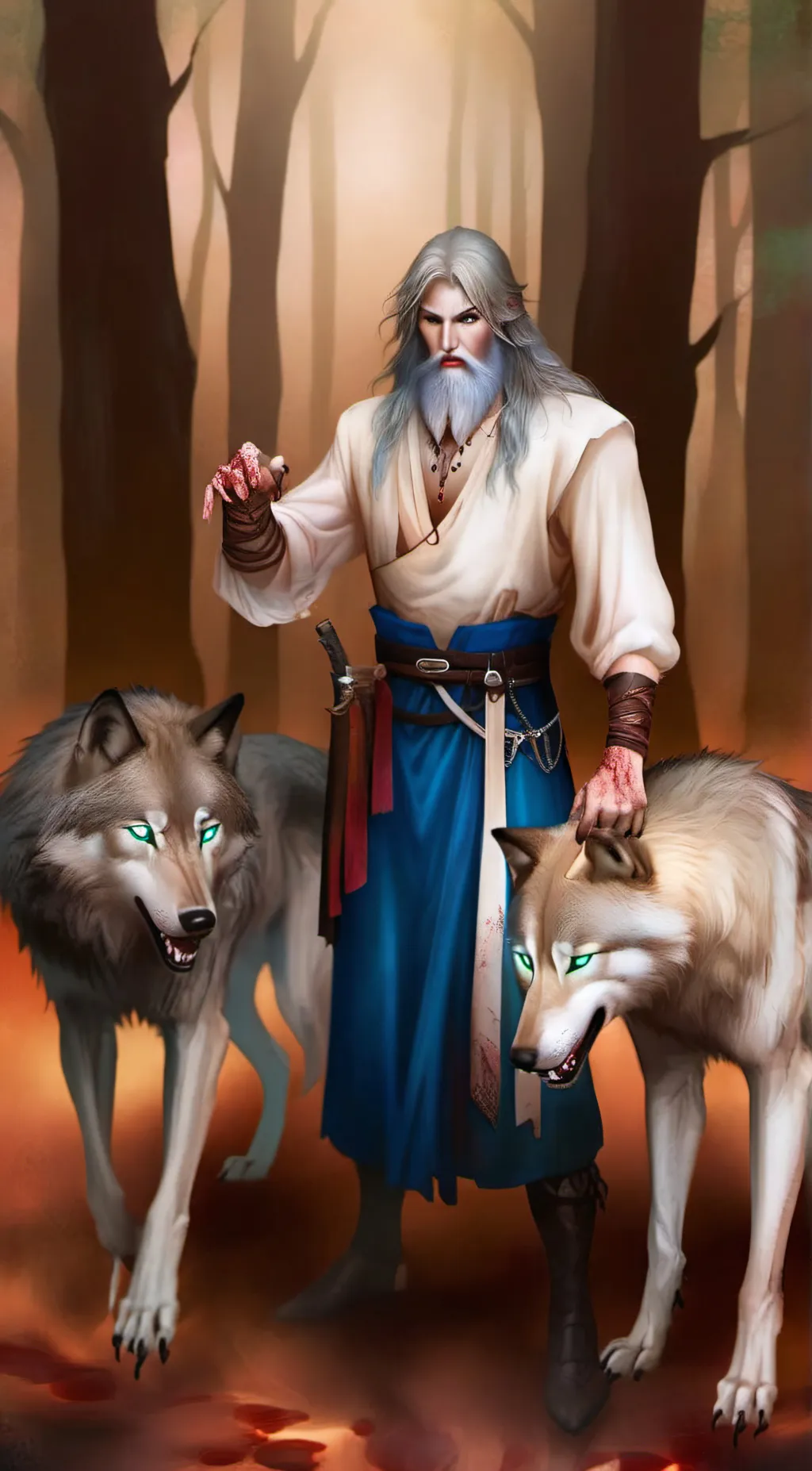 ai character: widsom background