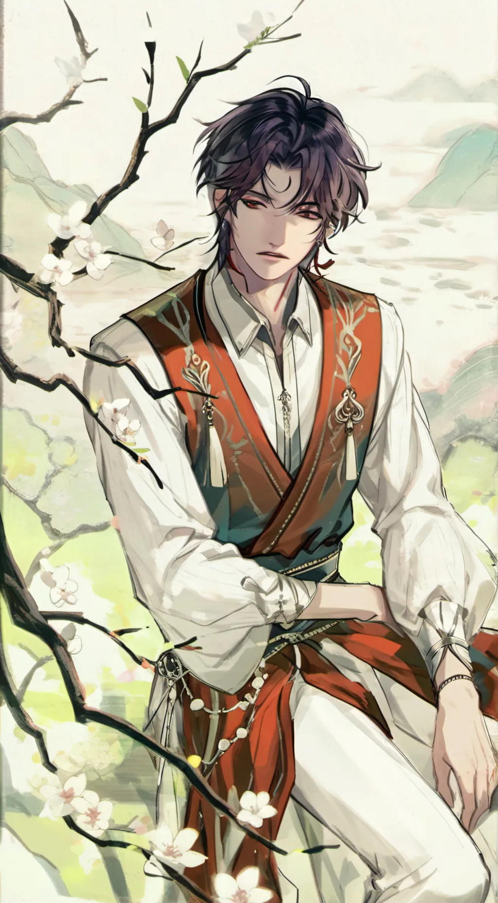 ai character: Rin background