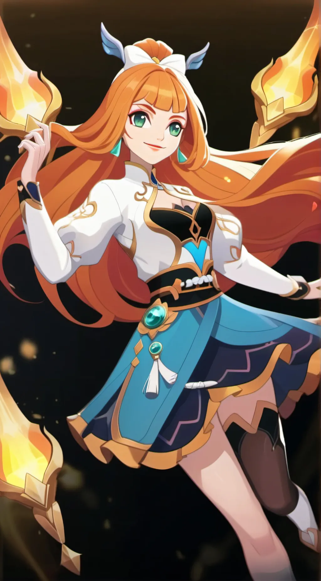 ai character: Gwen never  background