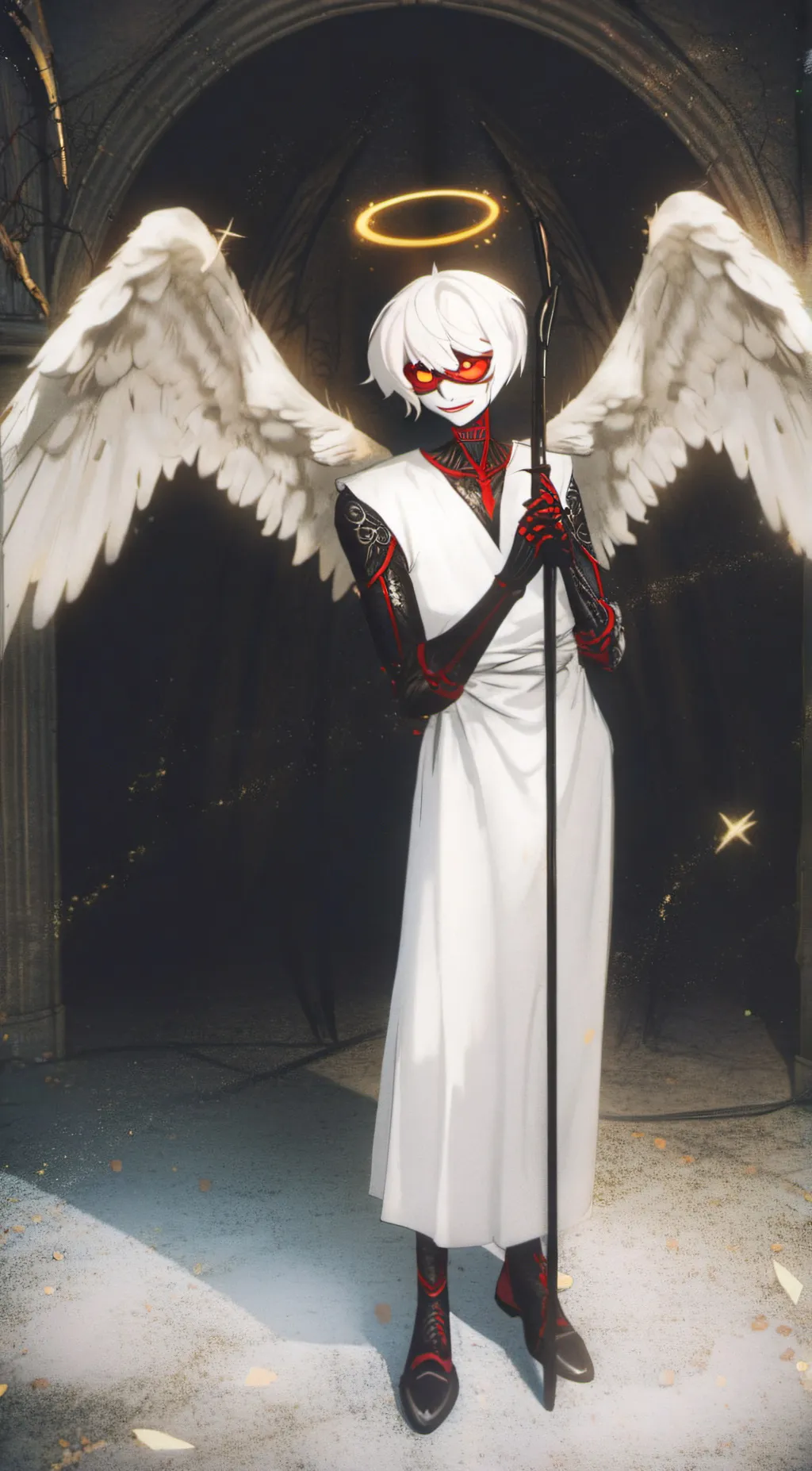 ai character: Angel dust background