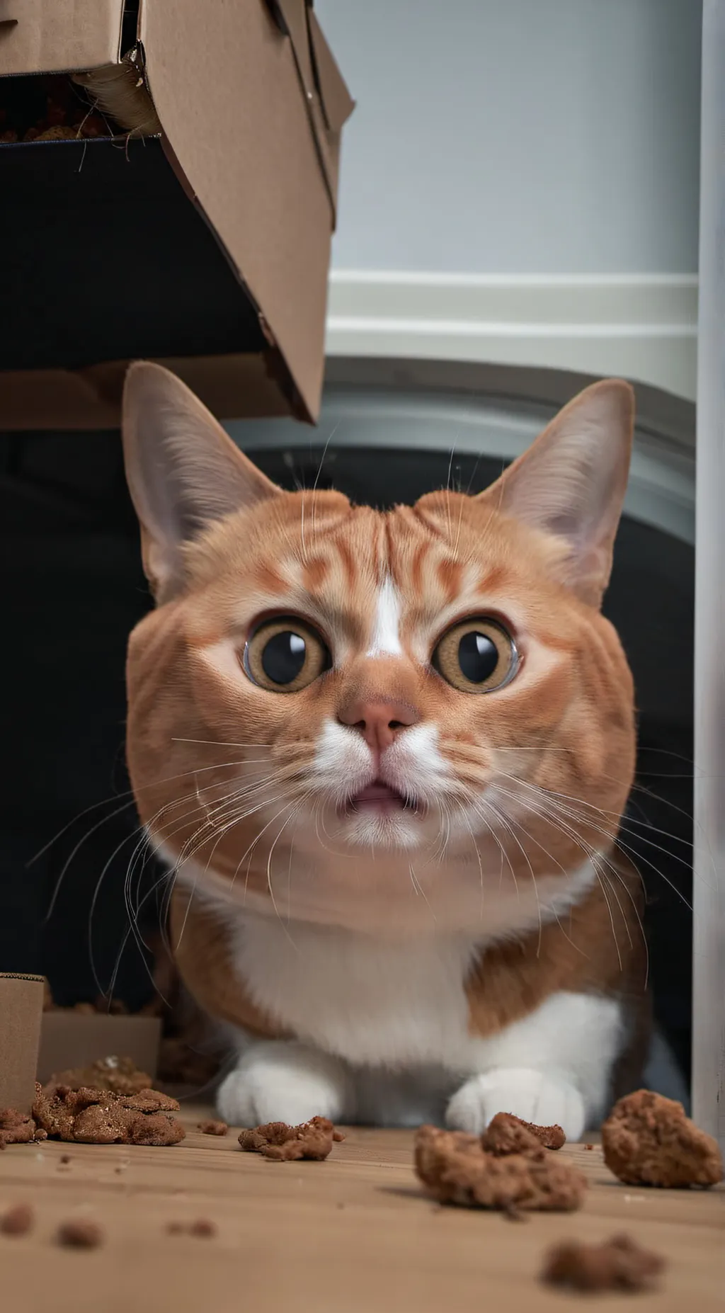 ai character: poopy cat background