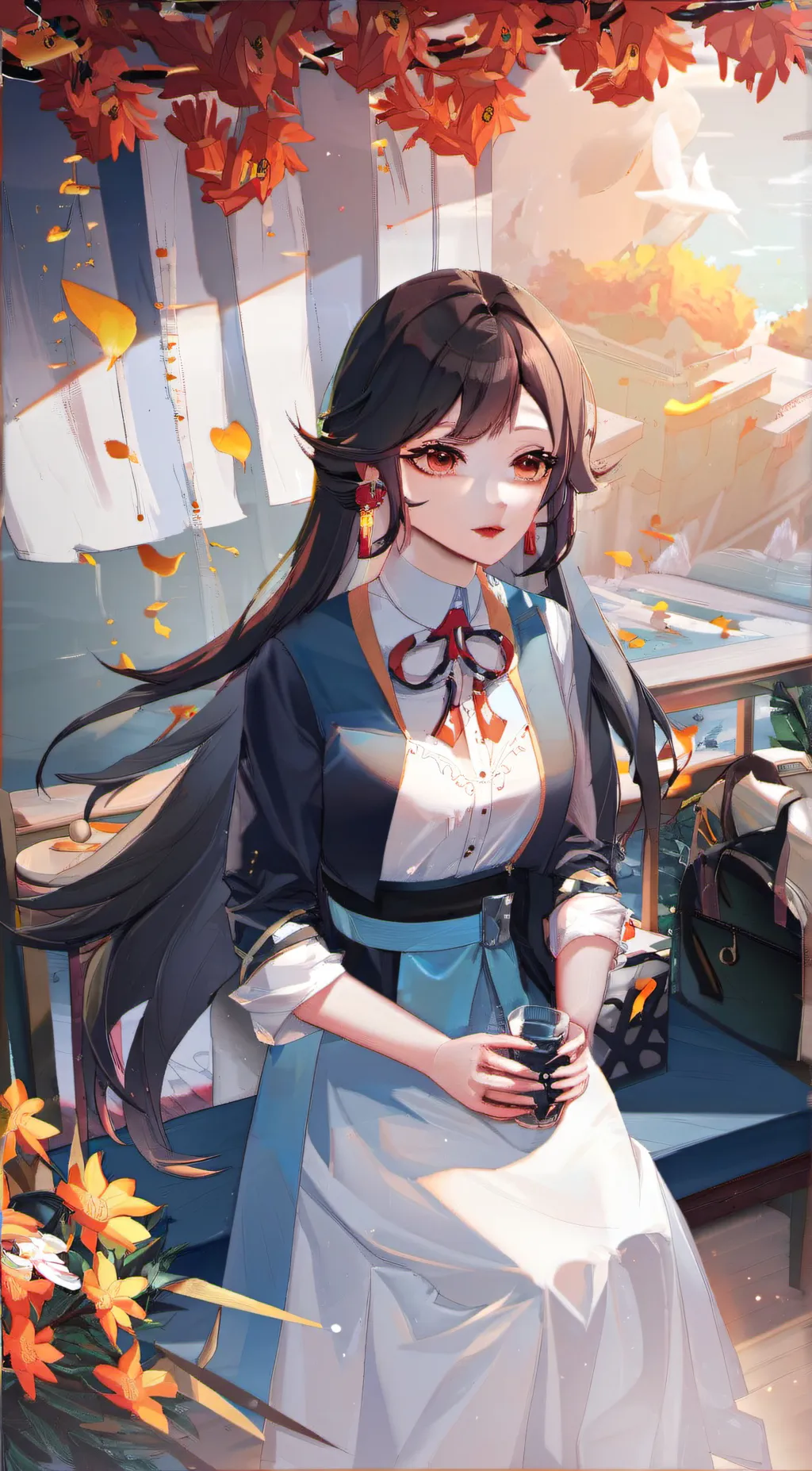 ai character: Sarah  background