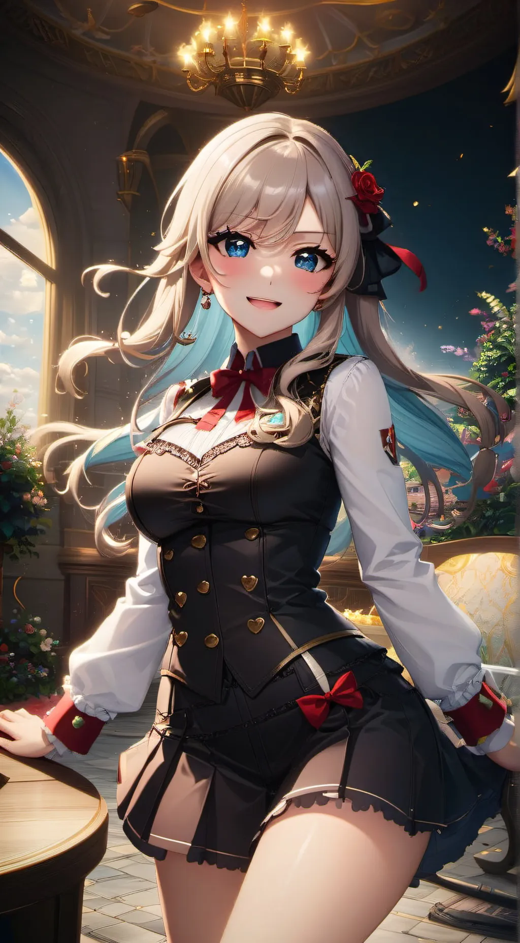 ai character: Ashley background
