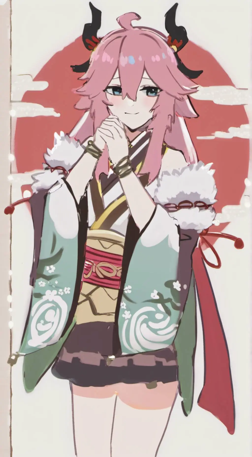 ai character: Yae background