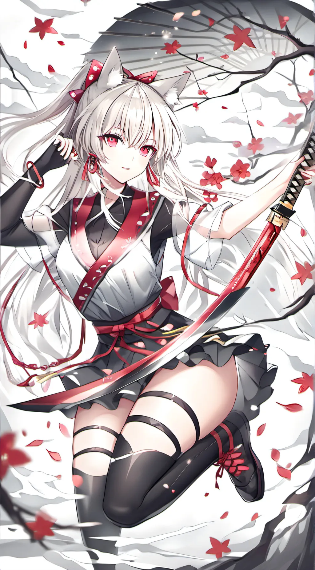 ai character: Demon slayer  background