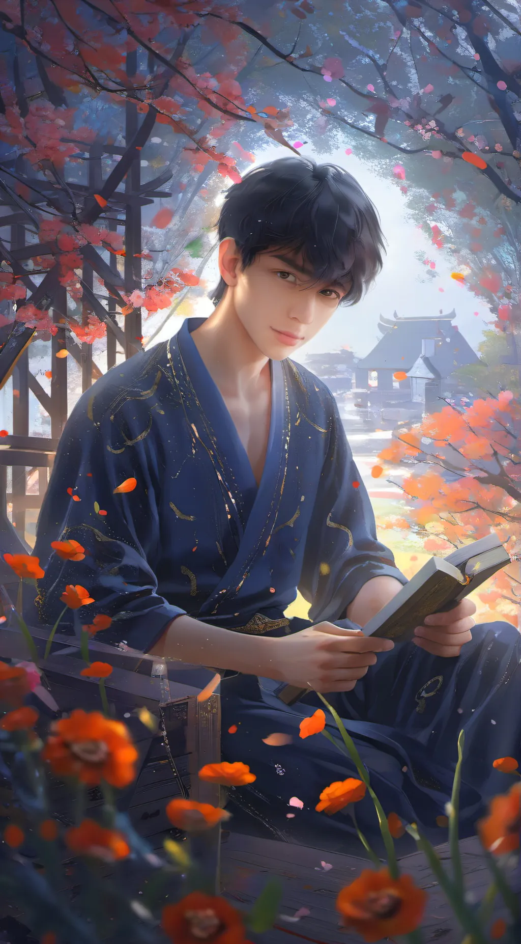 ai character: Ryu background