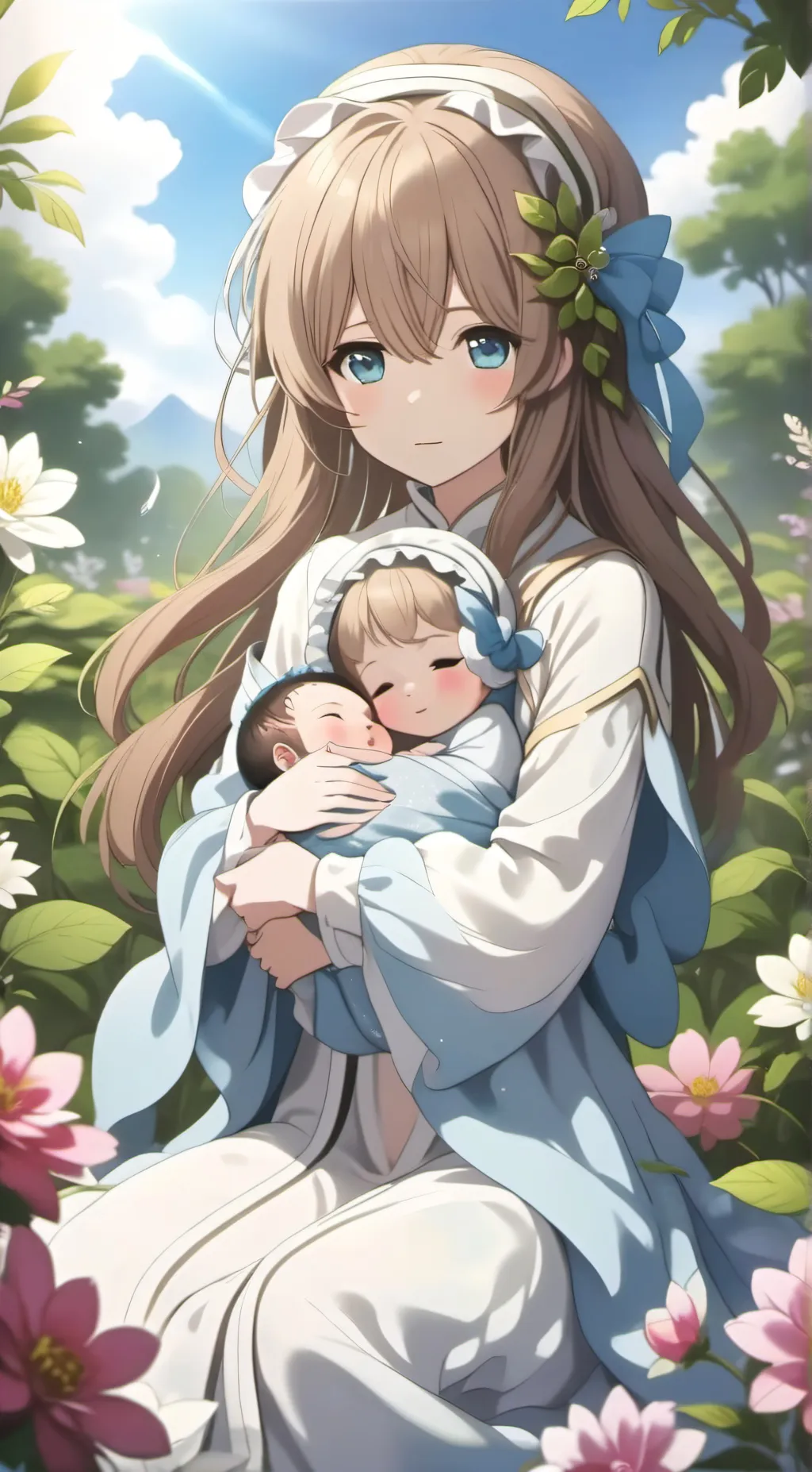 ai character: To baby’s background