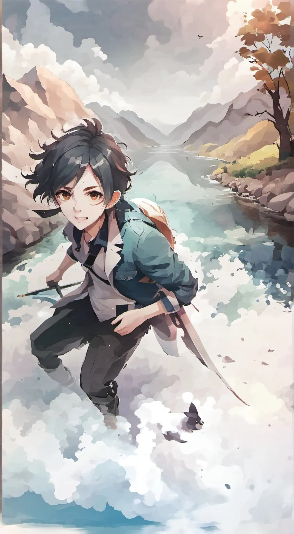 ai character: Max background