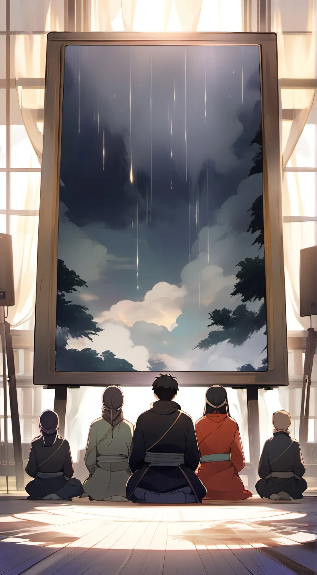 ai character: No name background