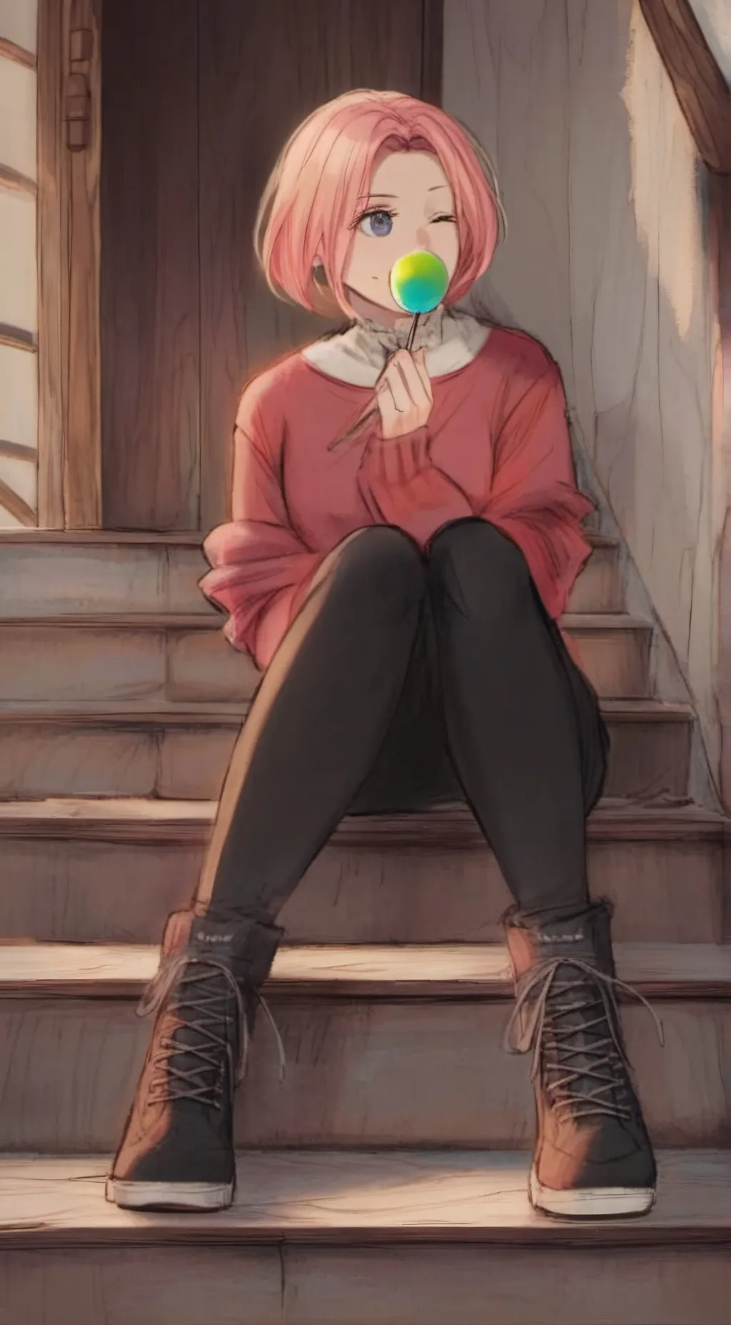 ai character: sakura haruno background