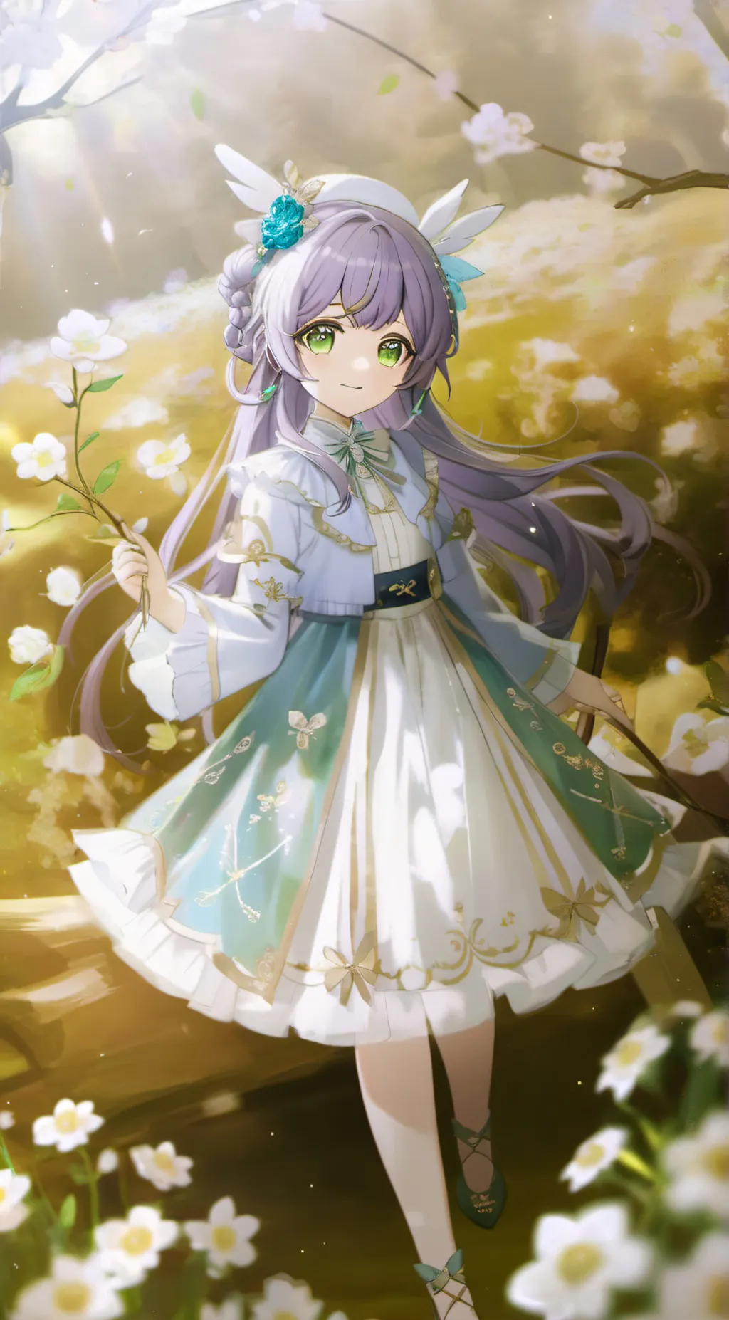 ai character: Princess ella background