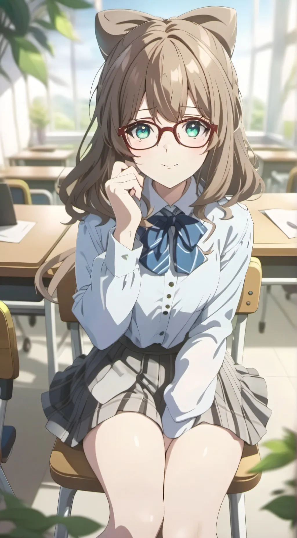 ai character: Uri Anne  background