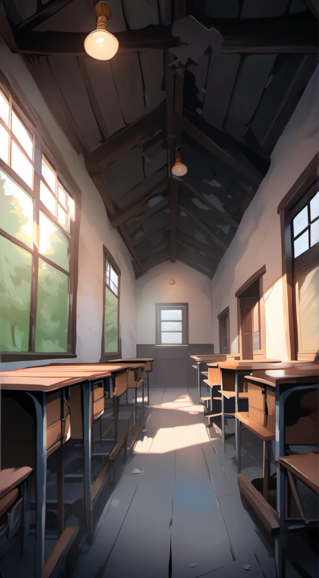 ai character: MHA apocalypse  background