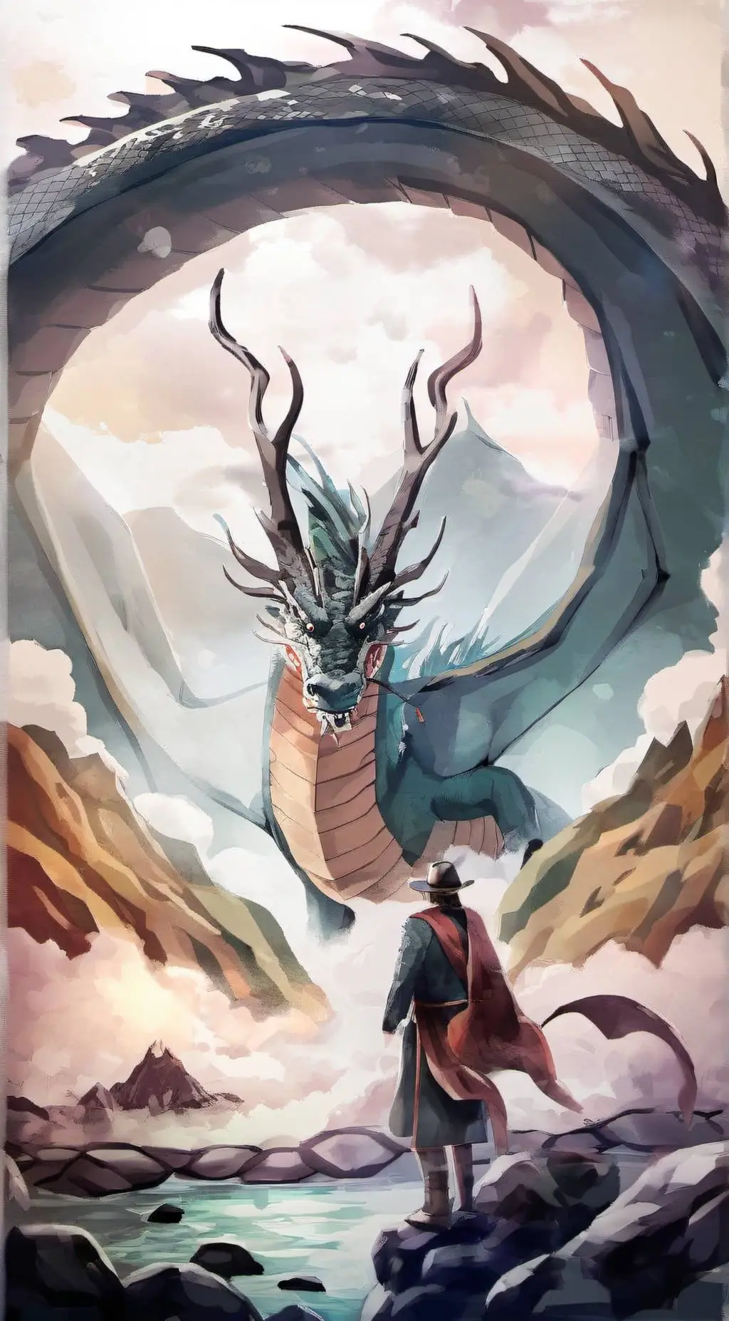 ai character: The dragon prince  background