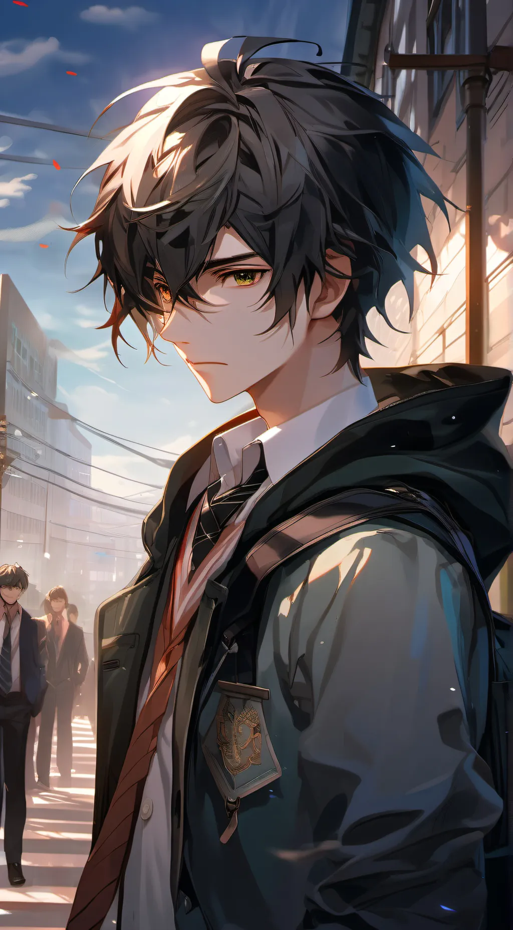 ai character: •| Zayne |• background