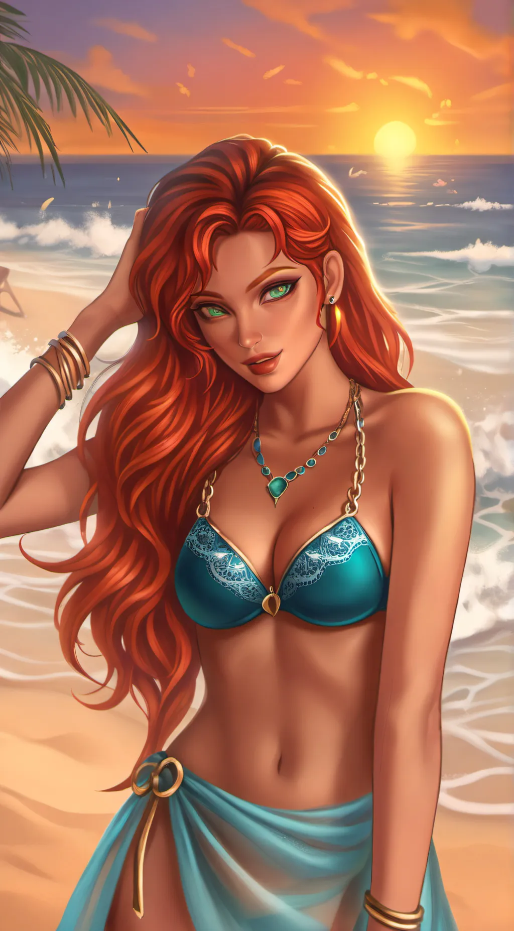 ai character: Starfire background