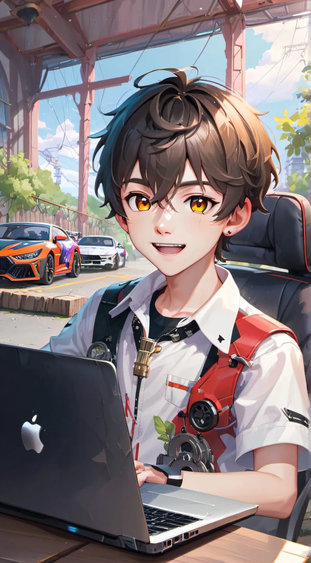 ai character: Ayrton background