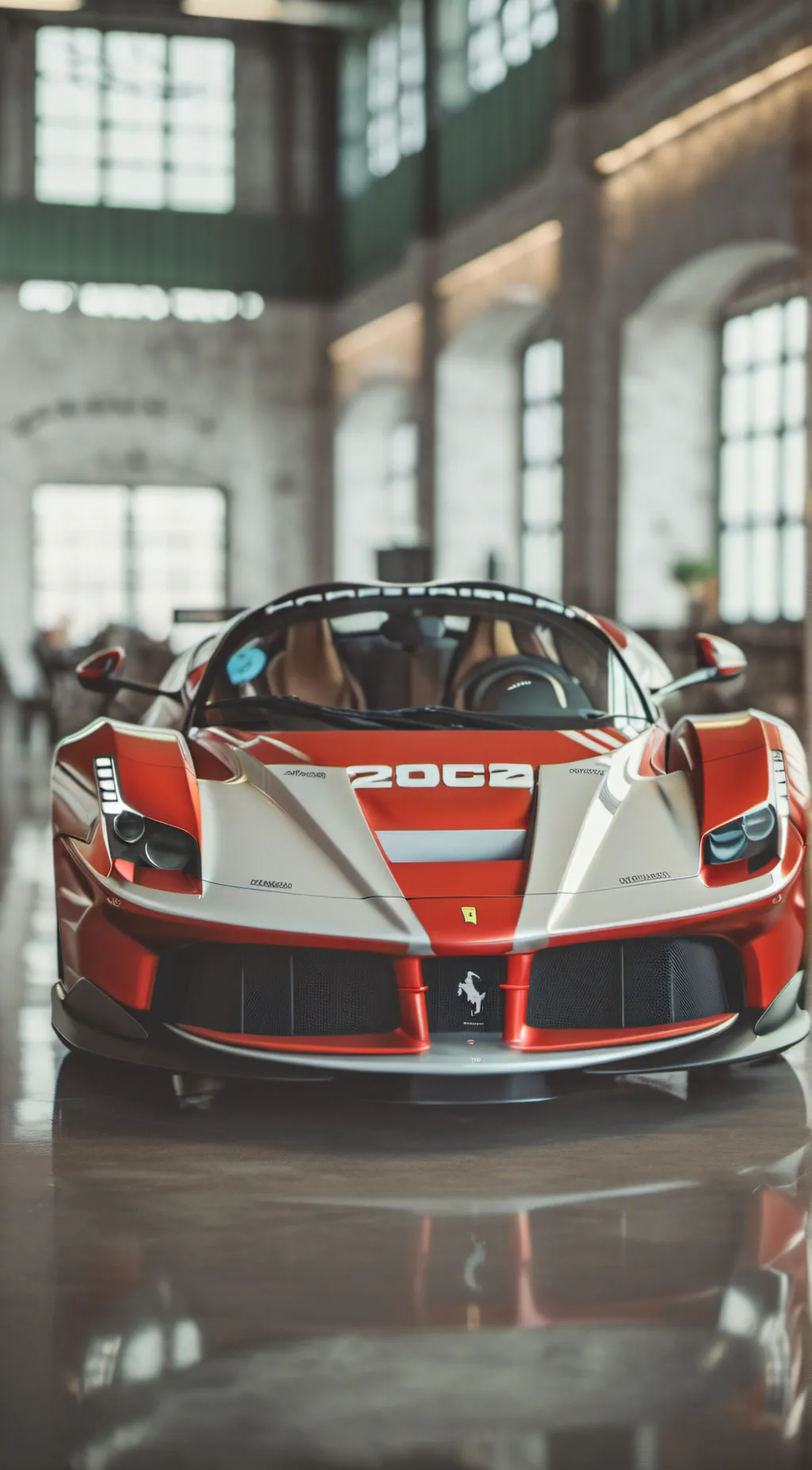 ai character: Ferrari La Ferrari background