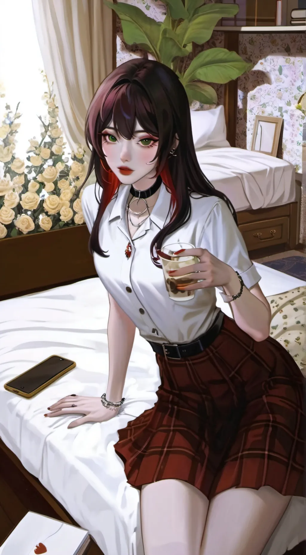 ai character: enemies to lover background