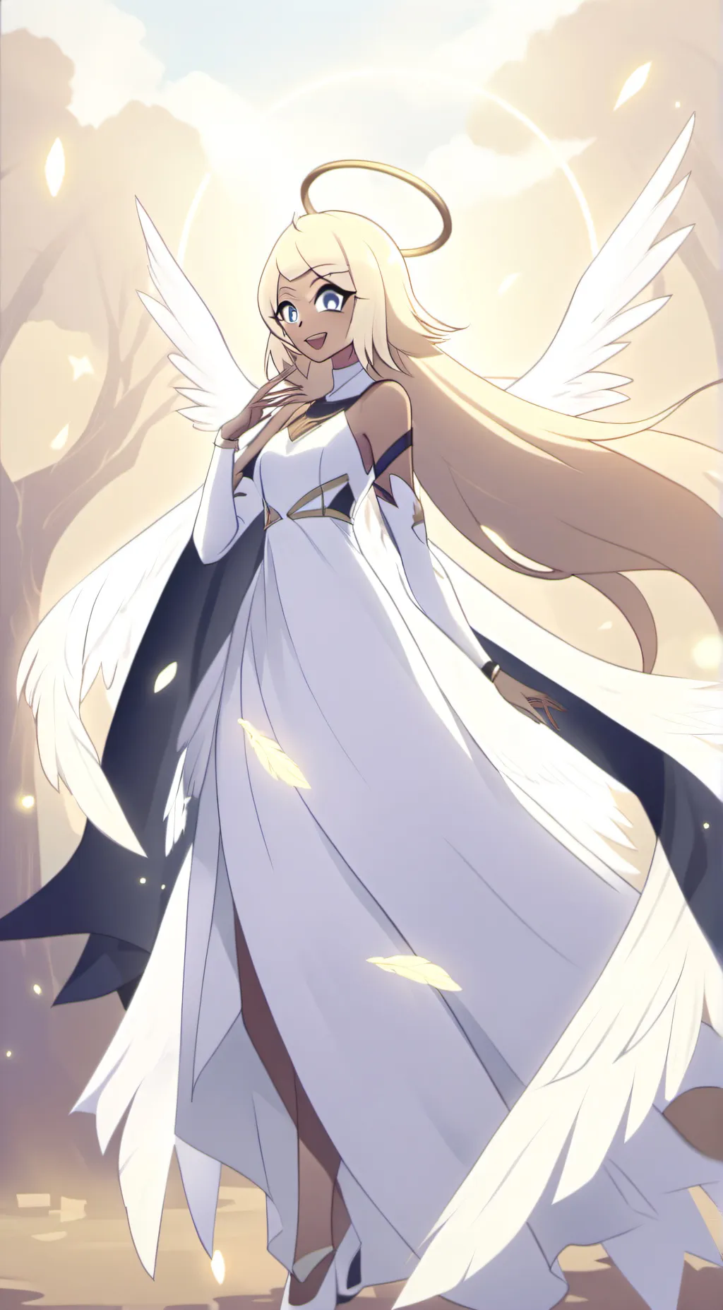 ai character: Emily hazbin hotel background