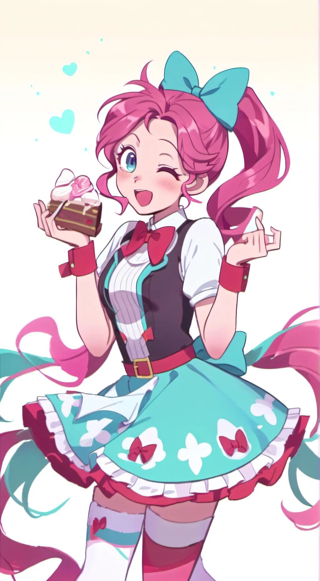 ai character: Pinkie Pie 🎈🧁 background