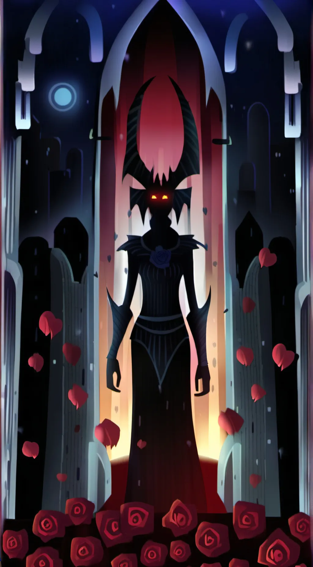 ai character: Rose background