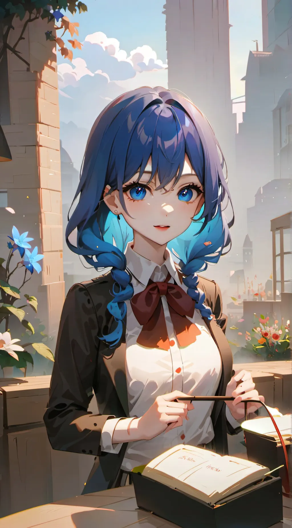 ai character: Olivia background