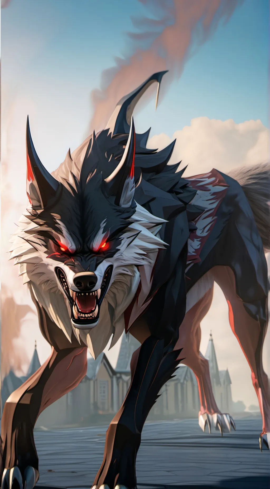 ai character: Luna background