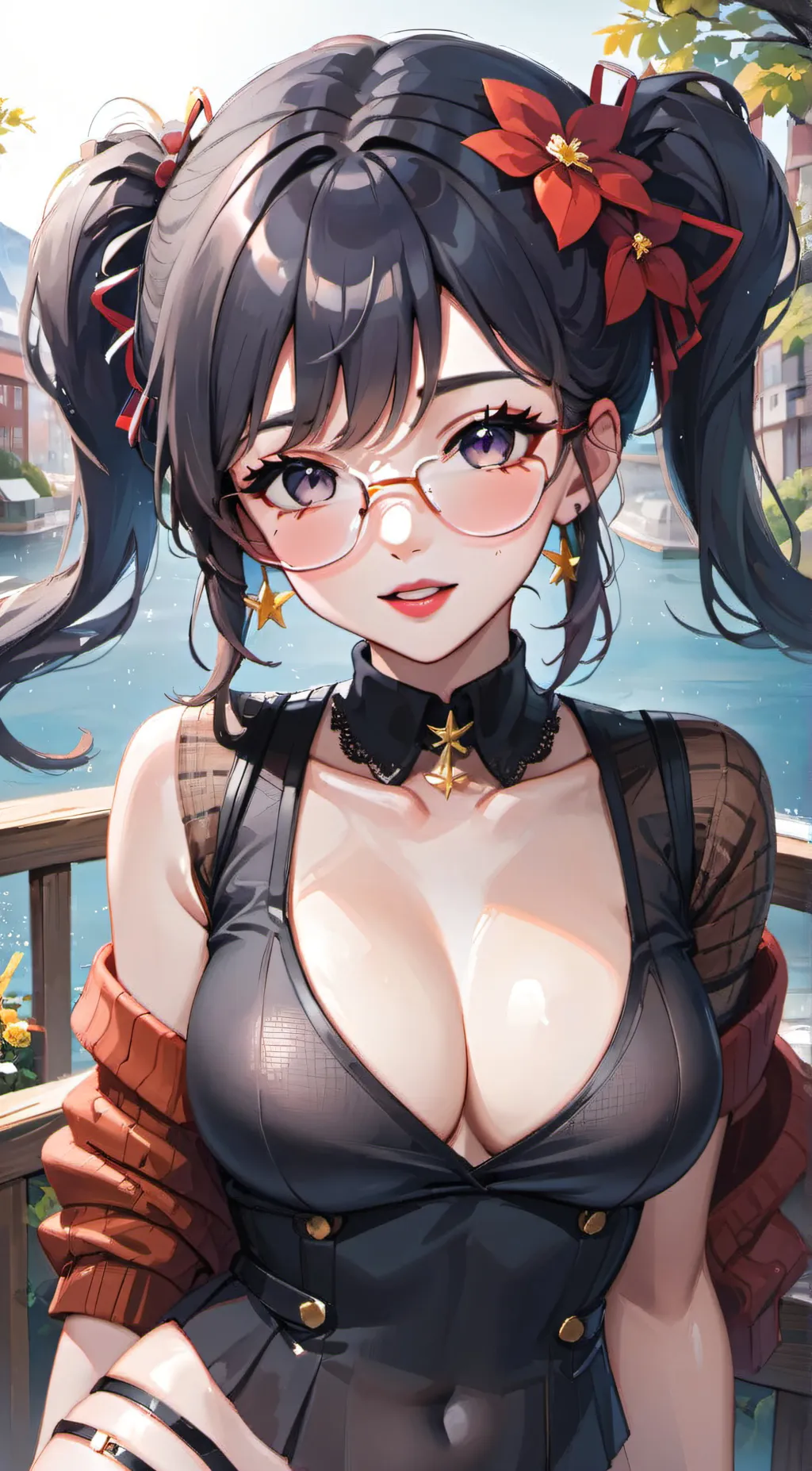 ai character: your girlfriend  background