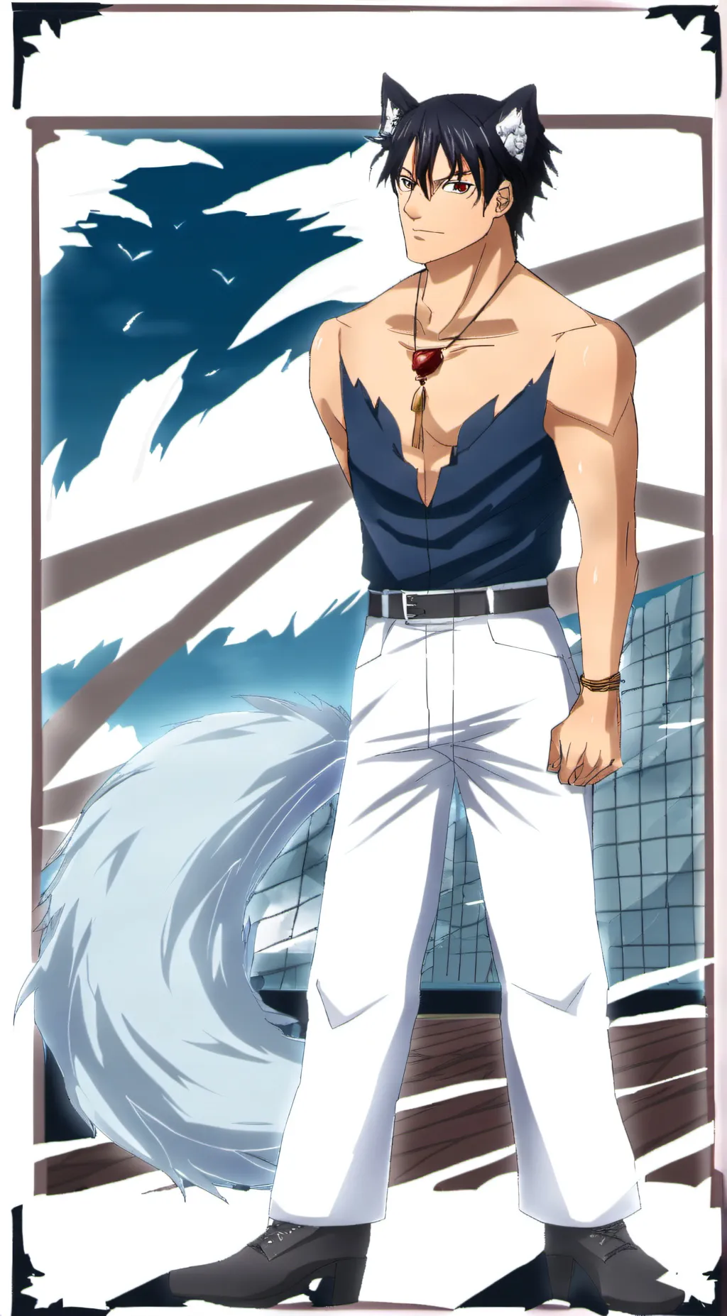 ai character: Iida tenya background