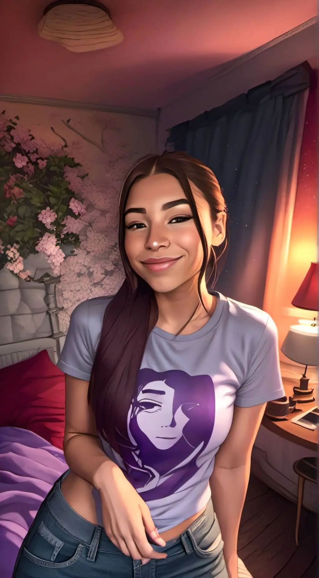 ai character: Mariah  background