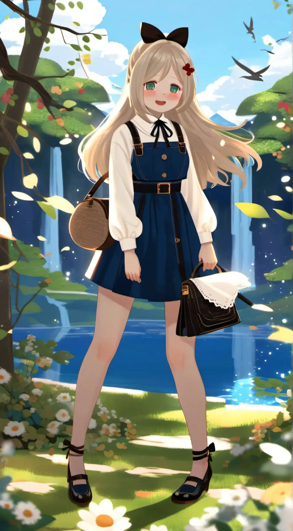 ai character: Cat background