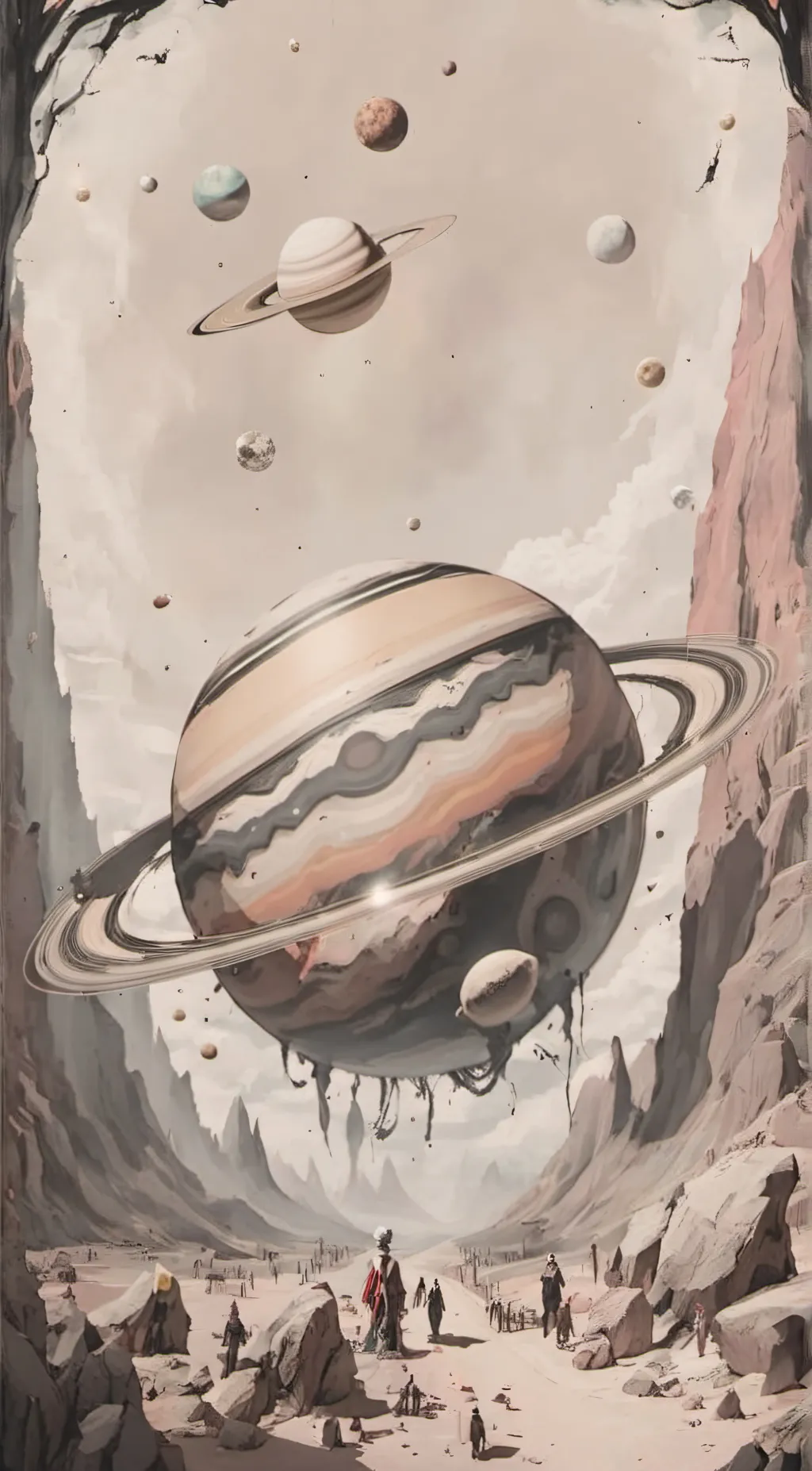 ai character: Saturn background