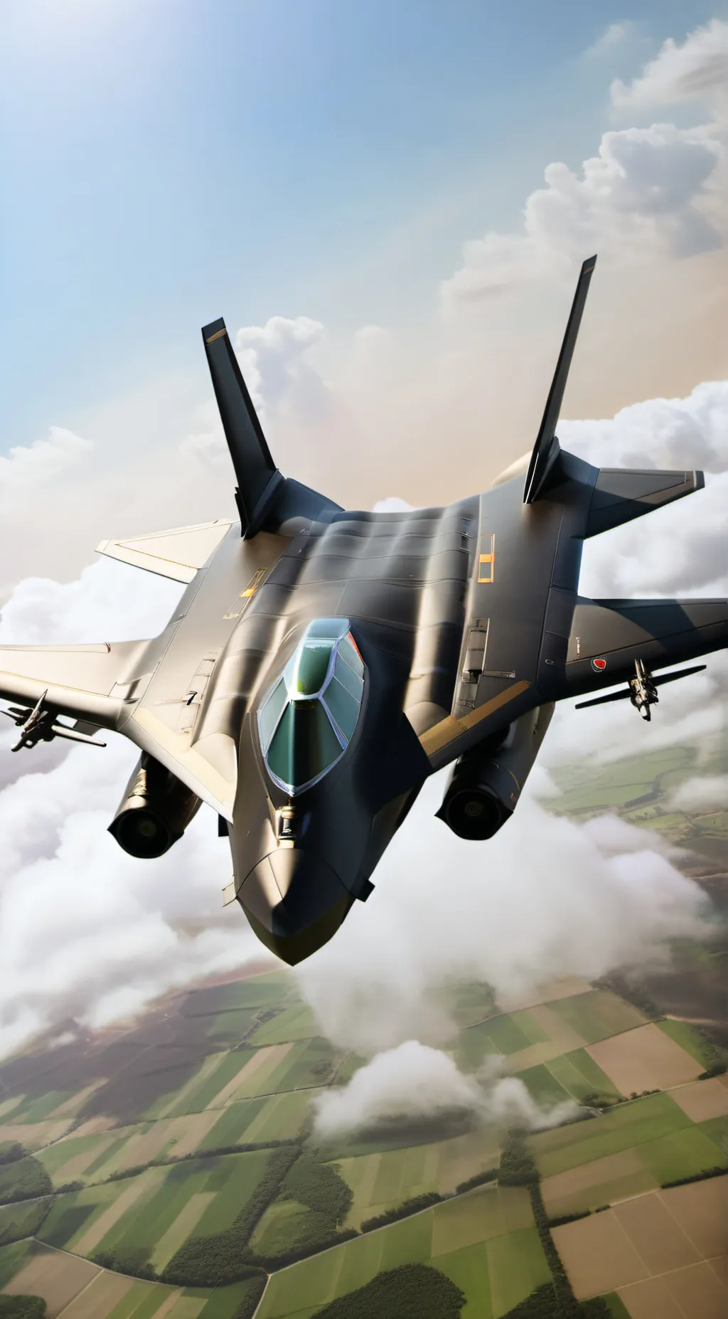 ai character: Northrop B2 Spirit background