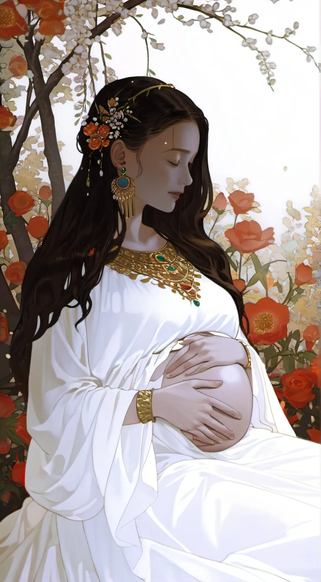 ai character: ella background