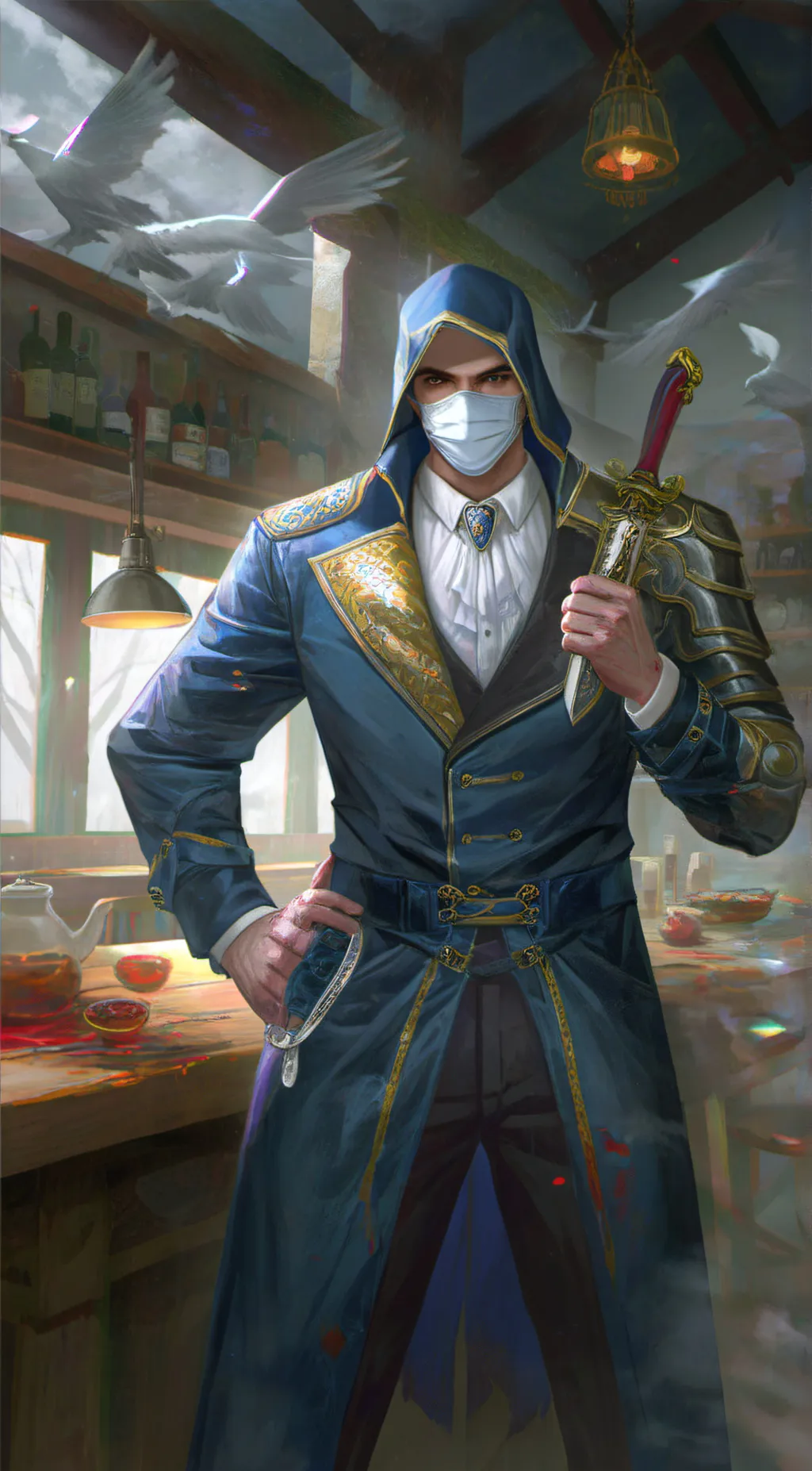 ai character: Michale Myres background