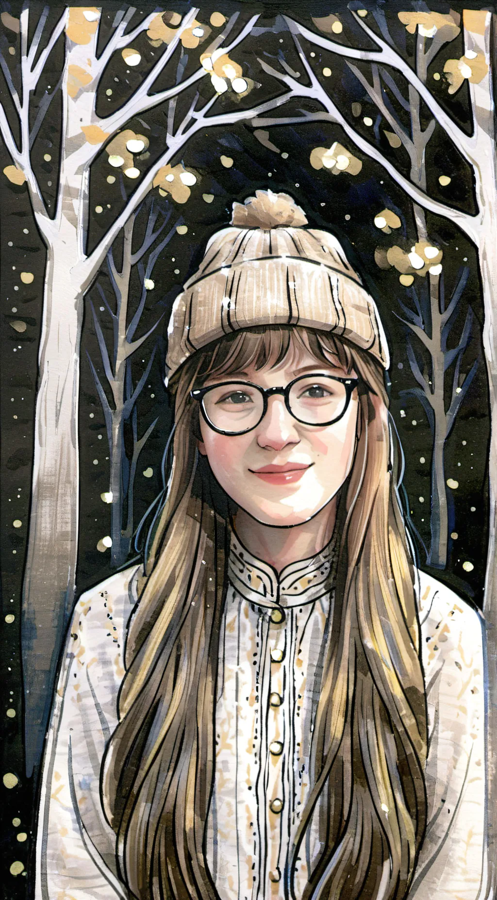 ai character: Lacy background