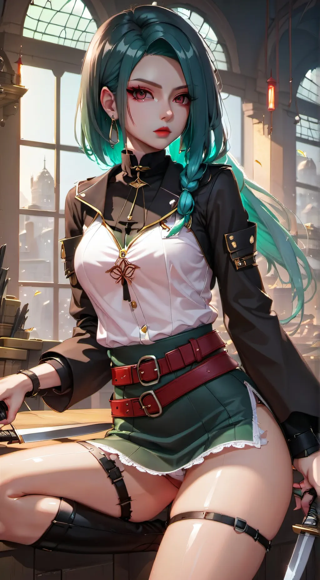 ai character: Blair  background