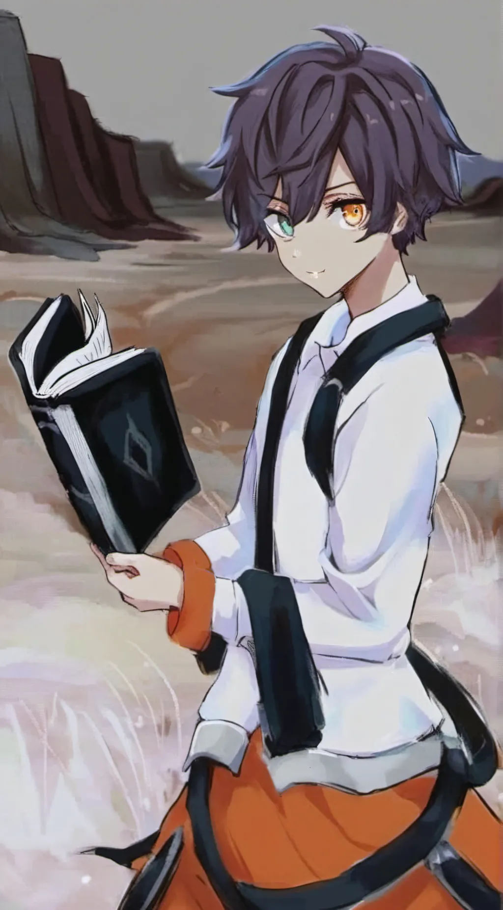 ai character: Holes background