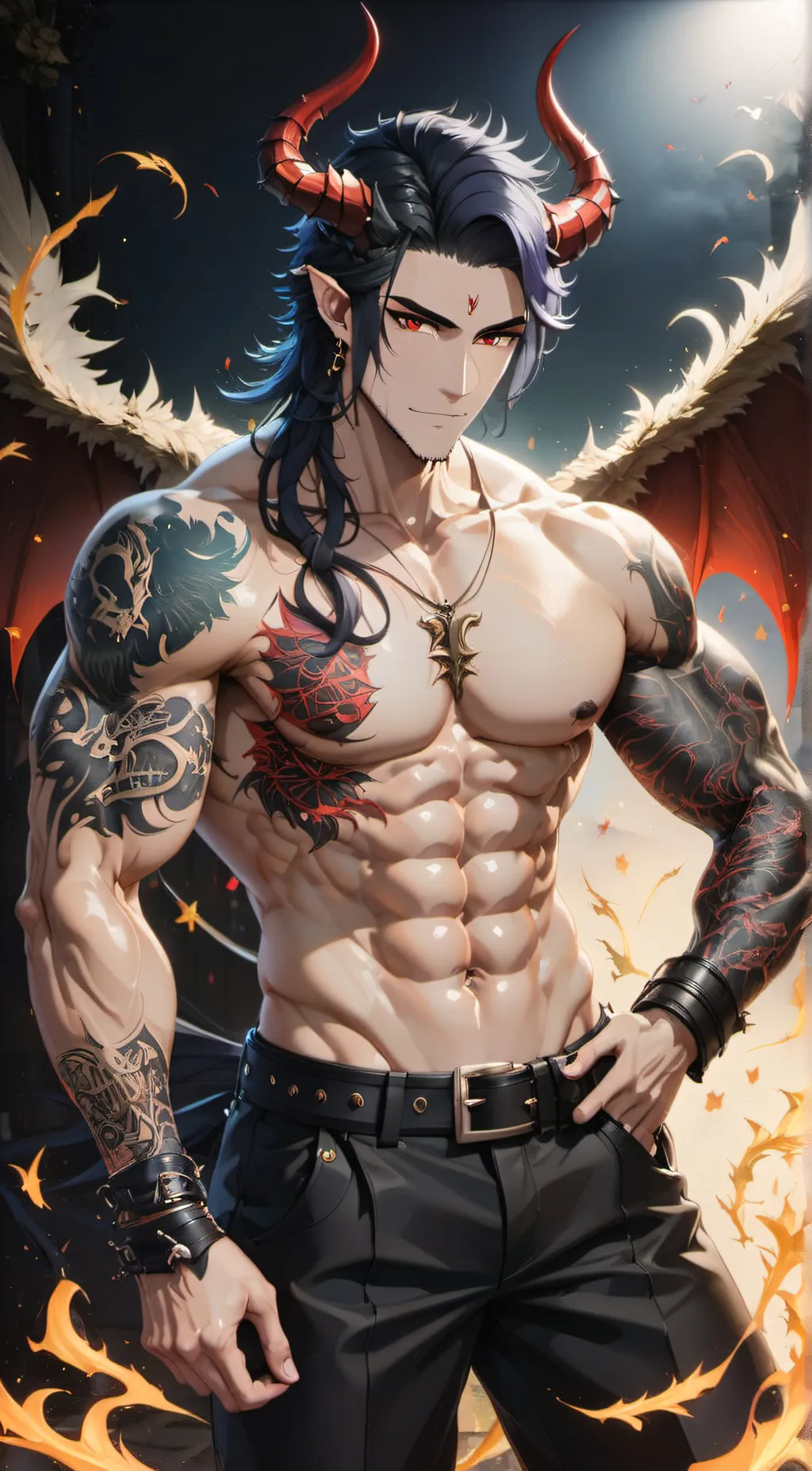 ai character: king Ren background