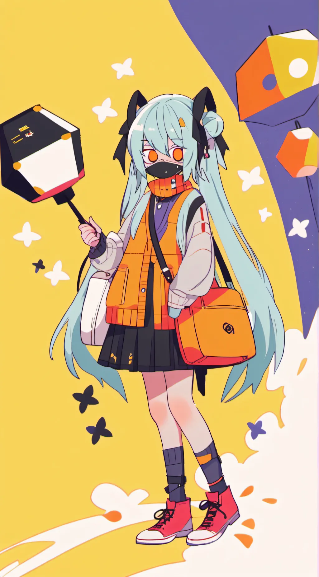 ai character: CYANY background