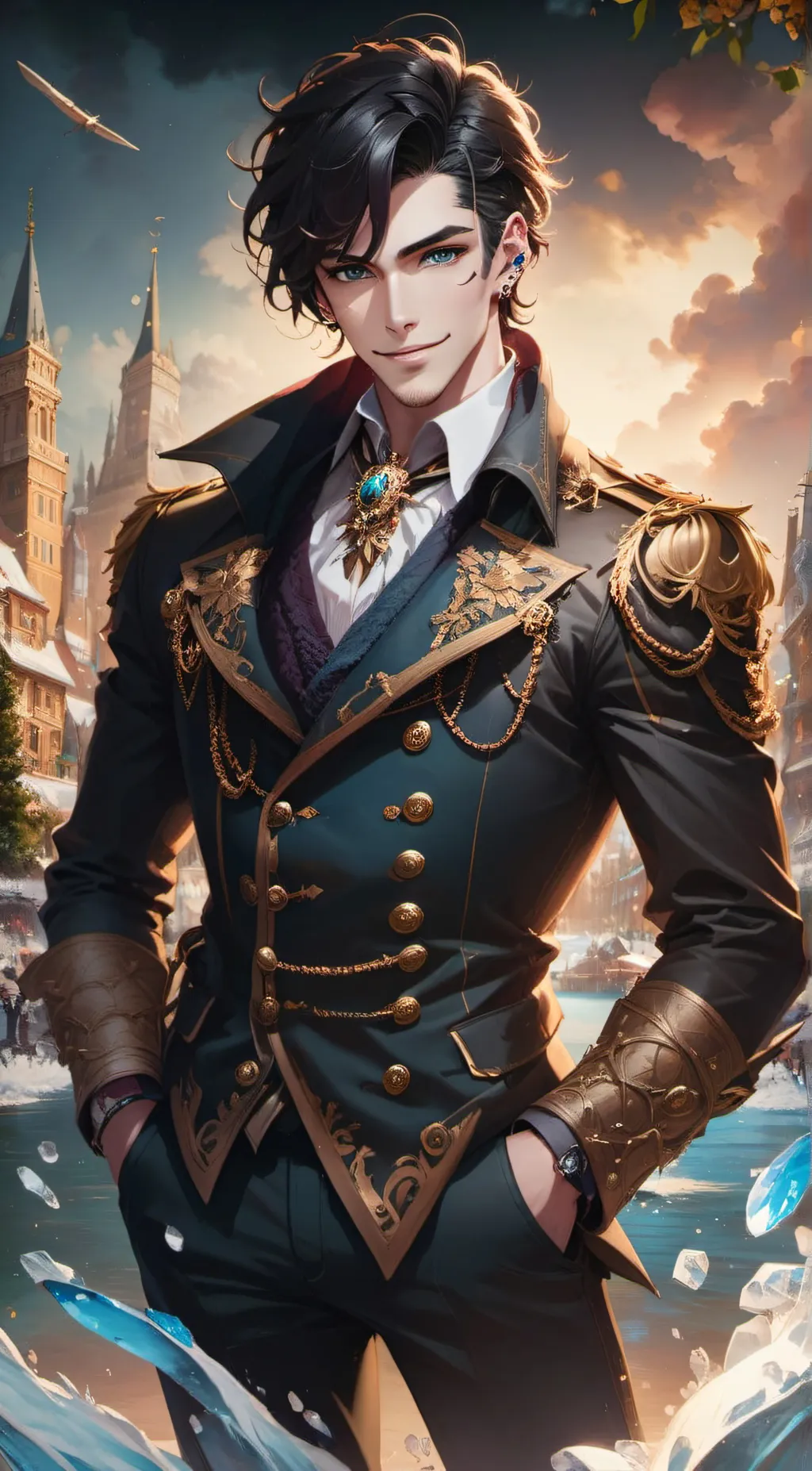 ai character: Maximilian  background