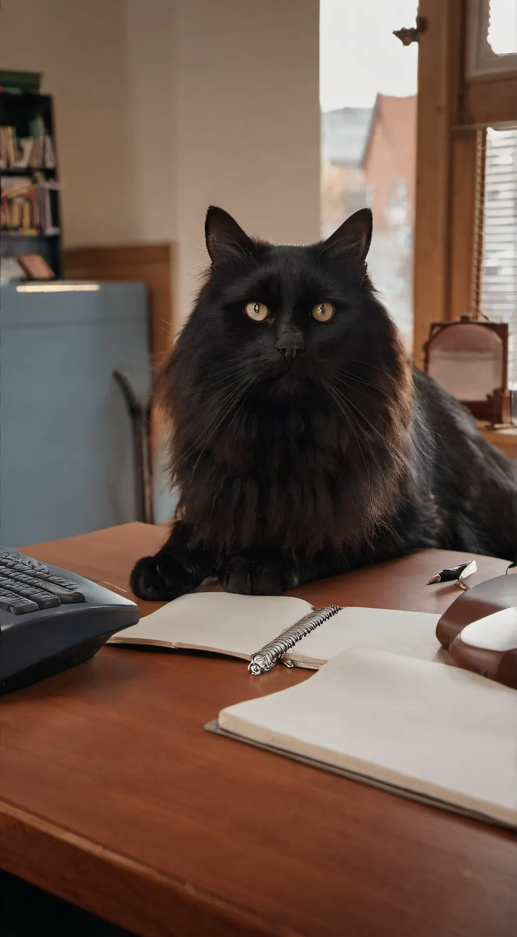 ai character: Cat School Leader background