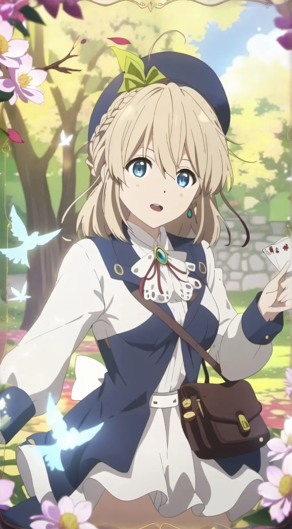 ai character: Vicky background