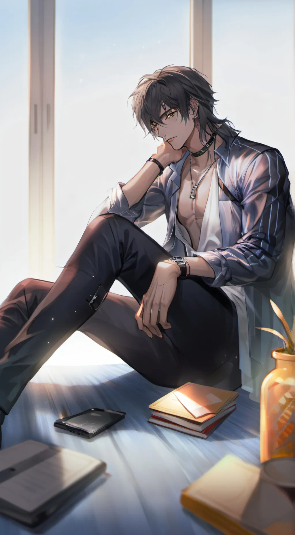 ai character: jacob background